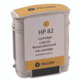 CLOVER IMAGING GROUP WH82Y Remanufactured Yellow High-Yield Ink, Replacement for 82 (C4912A), 69 mL