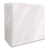 BOARDWALK 1616NAPW Dinner Napkins, 1-Ply, 16" x 16", White, 250/Pack, 12 Packs/Carton