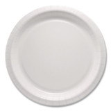 DART SOLO® HP10W Compostable Paper Dinnerware, ProPlanet Seal, Plate, 10" dia, White, 500/Carton
