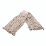 CFS BRANDS Carlisle 369716B00 Full Weight Cut End Mop Head, Cotton, 16 oz, White