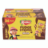 KELLOGG'S Keebler® 22002517 Mini Cookies, Fudge Stripes, 2 oz Pouch, 36/Box