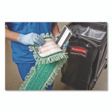 RUBBERMAID COMMERCIAL PROD. HYGEN™ Q595 YEL HYGEN Quick Connect Single-Sided Frame, 60 x 3, Aluminum, Yellow, 6/Carton