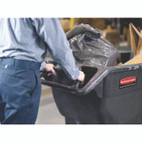 RUBBERMAID COMMERCIAL PROD. 9T16 BLA 1 cu yd Structural Foam Tilt Truck, Heavy Duty, 2,100 lb Capacity, Black