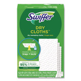 PROCTER & GAMBLE Swiffer® 81216 Dry Refill Cloths, 10.4 x 8, White, 52/Box, 3 Boxes/Carton
