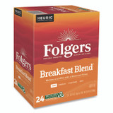 KEURIG DR PEPPER Folgers® 0448CT Breakfast Blend Coffee K-Cup, 24/Box, 4 Boxes/Carton