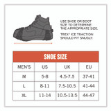 TENACIOUS HOLDINGS, INC. ergodyne® 16923 Trex 6325 Spikeless Traction Devices, Medium (Men's Size 8 to 11), Black, Pair