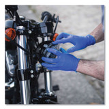 AMMEX CORPORATION GloveWorks® by GWRBN46100 Heavy-Duty Industrial Nitrile Gloves, Powder-Free, Large, 6 mil Thick, 9.5" Long, Royal Blue, 100/Box, 10 Boxes/Carton
