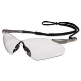 SMITH AND WESSON KleenGuard™ 20470 V30 Nemesis VL Safety Glasses, Gunmetal Frame, Clear Lens