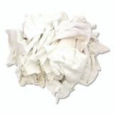 HOSPECO 33325 Sweatshirt Rags, Unscented, White, 8/lb, 25 lb/Carton