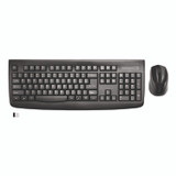 KENSINGTON 72324 Pro Fit Wireless Desktop Set, 2.4 GHz, 6 ft, Black