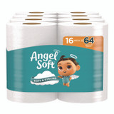 GEORGIA PACIFIC Angel Soft® 7942301 Mega Toilet Paper, Septic Safe, 2-Ply, White, 320 Sheets/Roll, 16 Rolls/Pack