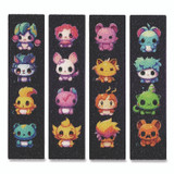 THE PENCIL GRIP TPG Creations™ 89380 Sandy Cuties Zen Strips, Ages 6 and Up, Assorted Colors or Purple Field, 80/Carton
