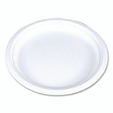 SOUTHERN CHAMPION TRAY SCT® 18140WPF ChampWare Molded Fiber Tableware, Molded Fiber Plate, 9" dia, White, 125 Plates/Sleeve, 4 Sleeves/Carton