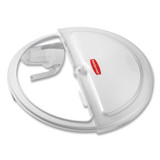 RUBBERMAID COMMERCIAL PROD. FG9G7800WHT ProSave Sliding Lid Conversion Kit for Brute Containers, 23.5" Diameter x 5.25" h, White, Plastic