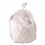 BOARDWALK 404609CL Low-Density Waste Can Liners, 45 gal, 0.9 mil, 40 x 46, Clear, Perforated Roll, 100/Carton