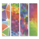 THE PENCIL GRIP TPG Creations™ 85680 Bumpy Brights Rainbow Zen Strips, Ages 6 and Up, Assorted Colors, 80/Carton