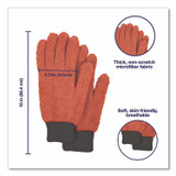 CHAGRINOVATIONS TidyUps TU68027 Microfiber Dusting Gloves, Coral with Black Cuffs, 4 Gloves