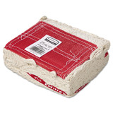 RUBBERMAID COMMERCIAL PROD. C153 WHI Swinger Loop Wet Mop Head, Large, Cotton/Synthetic, White, 6/Carton