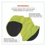 TENACIOUS HOLDINGS, INC. ergodyne® 42320 N-Ferno 6491 Reversible Thermal Fleece + Poly Multi-Band, One Size Fits Most, Lime