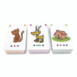 JUNIOR LEARNING Inc® 211 Decoding Flashcards: Blend Patterns, CVC Words, Vowels/Digraphs, Grades K to 1, Assorted Colors, 54 Cards/Deck, 3 Decks