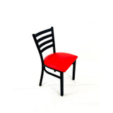 JMC FURNITURE WHCBVSRED White Horse Series Side Chairs, Supports Up to 300 lb, 18" Seat Height, Red Seat, Black Back, Black Base