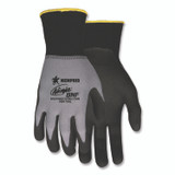 MCR SAFETY N96790XL Ninja Nitrile Coating Nylon/Spandex Gloves, X-Large, Black/Gray, 12 Pairs