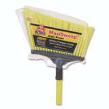 NEXSTEP COMMERCIAL PRODUCTS 91355 MaxiSweep Angle Broom With Fiberglass Handle, 57" Overall Length, Yellow/Black