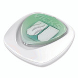 PROCTER & GAMBLE Vicks® V1800BXNV2 Waterless Tabletop Vaporizer Plus,1.9 x 5.3 x 7.5, White/Mint Green