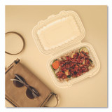 DART 69PPHT1 Microwaveable Hinged Containers, ProPlanet, 6.5 x 9 x 3, Clear, Plastic, 300/Carton