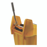 CFS BRANDS Carlisle 4690404 OmniFit Mop Bucket with Down Press Wringer, 35 qt, Yellow