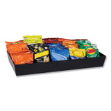 EMS MIND READER LLC SNACKORGTBLK Anchor Collection 5-Compartment Snack Organizer, 12 x 24 x 3.25, Black