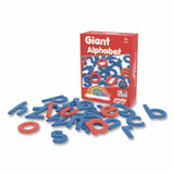JUNIOR LEARNING Inc® 606 Rainbow Giant Alphabet, Lowercase Letters, +/- 3" Tall, Blue Consonants, Red Vowels, 26 Pieces