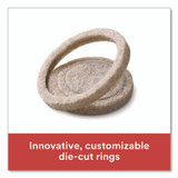 3M/COMMERCIAL TAPE DIV. Scotch™ SP884NA Custom Fit Felt Pads, 1.5" dia, Beige, 30/Pack