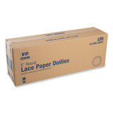 AMERCAREROYAL LD5 Lace Doilies, Round, 5", White, 10,000/Carton