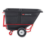 RUBBERMAID COMMERCIAL PROD. 102641BLA 1.5 cu yd BRUTE Rotomolded Towable Tilt Truck, 2,100 lb Capacity, Black