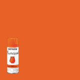RUST-OLEUM CORPORATION 342568EA Specialty Fluorescent Spray Paint, Flat Fluorescent Orange, 11 oz Aerosol Can