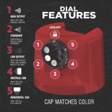 RUST-OLEUM CORPORATION 376895 Stops Rust 5-in-1 Spray Paint, Gloss Regal Red, 12 oz Aerosol Can, 6/Carton