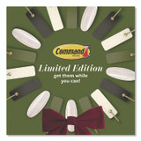 3M/COMMERCIAL TAPE DIV. Command™ VBMHP10ESF Limited Edition Hooks and Clips, Vanilla Bean, 3 lb Capacity, 2 Hooks, 8 Clips and 12 Strips/Pack