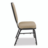 NATIONAL PUBLIC SEATING NPS® 9688BG2 Flex-Back Banquet Chair, Supports Up to 500 lbs, 18.6" Seat Height, Morticia Taupe Seat/Back, Black Base, 2/Pack