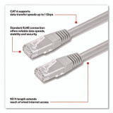 STAPLES BRANDS GROUP TECH ST62447 CAT6 Ethernet Cable, 50 ft, Gray