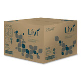 SOLARIS PAPER Livi® VPG Select 21547 Bath Tissue, Septic Safe, 2-Ply, White, 500 Sheets/Roll, 80 Rolls/Carton