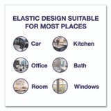 CHAGRINOVATIONS TidyUps TU05710 Microfiber Dusting Gloves and Mitts, Yellow with White Cuffs, 2 Gloves, 2 Mitts