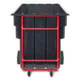 RUBBERMAID COMMERCIAL PROD. 1046 BLA 2.5 cu yd BRUTE Rotomolded Tilt Truck, 2,300 lb Capacity, Black