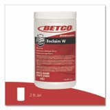 BETCO CORPORATION 4857900 Reclaim W Powder for White Linens, 2 lb Jar, 6/Carton