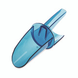 CFS BRANDS San Jamar® SI7000 Saf-T-Scoop and Guardian System for Ice Machines, 12 oz to 16 oz Ice Scoop, Transparent Blue, 50/Carton