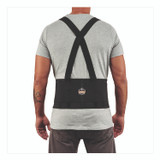 TENACIOUS HOLDINGS, INC. ergodyne® 11092 ProFlex 1650 Economy Elastic Back Support Brace, Small, 25" to 30" Waist, Black