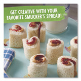 J.M. SMUCKER CO. Smucker's® 01698 Jelly/Jam Plastic Portion Control Cups, Blackberry, 0.5 oz Cup, 200/Carton
