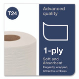 SCA TISSUE Tork® 1102910 Advanced High-Capacity Bath Tissue, Septic Safe, One-Ply, White, 2,000 Sheets/Roll, 36 Rolls/Carton