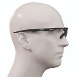 SMITH AND WESSON KleenGuard™ 55401 V30 Nemesis VL Safety Glasses, Black Frame, Clear Lens, 12/Carton