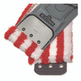 UNGER MD40RCT SmartColor MicroMop 7.0, 16", Red/White, 5/Carton